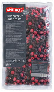 Rode Vruchten 2,5kg los ingevroren